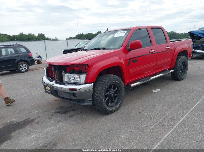 2010 Chevrolet Colorado 2Lt, Front End, IAAI, VIN 1GCJTDDE9A8143069 — photo 2