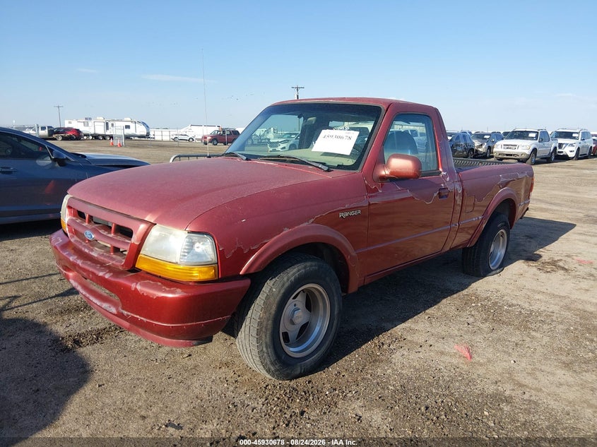 1999 Ford Ranger, Обычный износ, IAAI, VIN 1FTYR10C3XUA29634 — фото 2