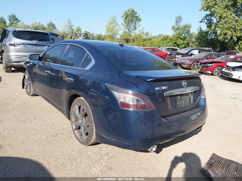NISSAN MAXIMA 2013 VIN 1N4AA5AP8DC810867