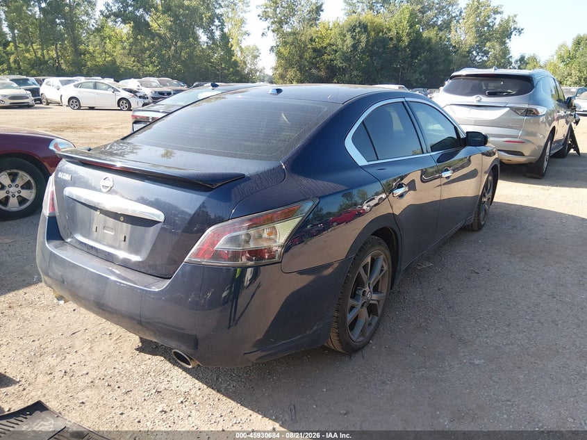 NISSAN MAXIMA 2013 VIN 1N4AA5AP8DC810867