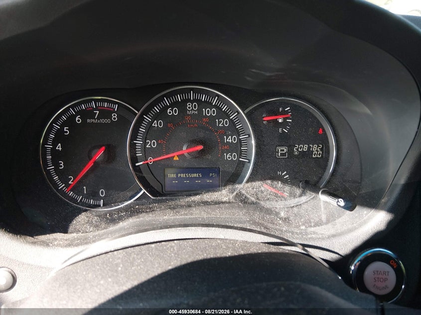 NISSAN MAXIMA 2013 VIN 1N4AA5AP8DC810867