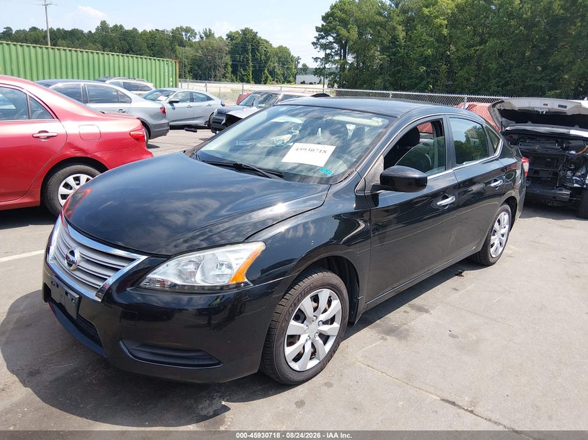 Vin: 1n4ab7ap8dn907595, lot: 46429852, nissan sentra sv 20132