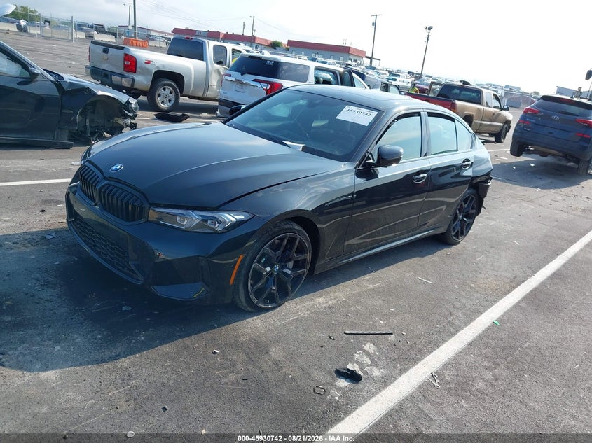2025 BMW 3er, Left Rear, IAAI, VIN 3MW69CW02S8F72511 — photo 2