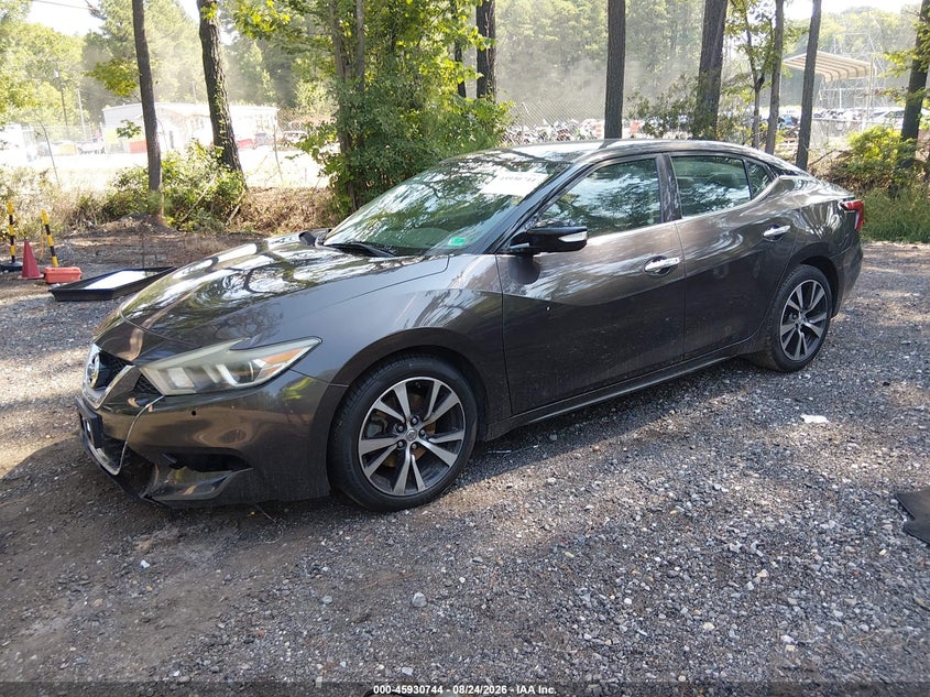2017 Nissan Maxima, Front End, IAAI, VIN 1N4AA6AP1HC379025 — photo 2