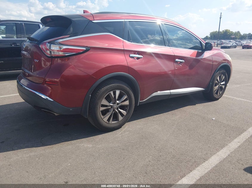 2016 NISSAN MURANO auction photo 4