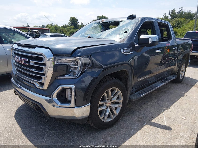 2021 GMC Sierra, По колу, IAAI, VIN 3GTU9DED9MG154069 — фото 2