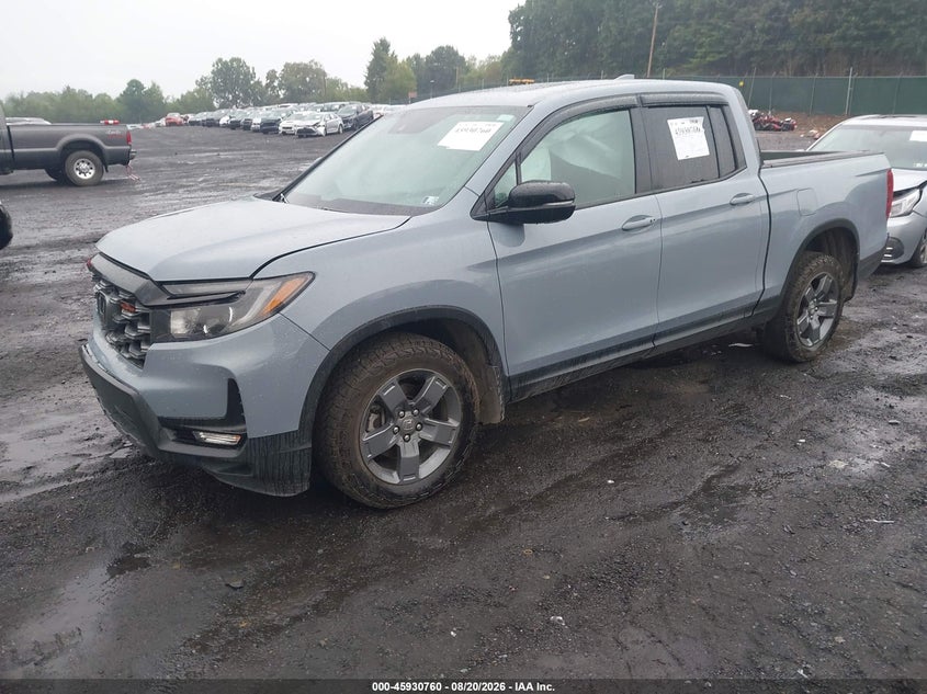 2025 Honda Ridgeline, Right Side, IAAI, VIN 5FPYK3F62SB000409 — photo 2