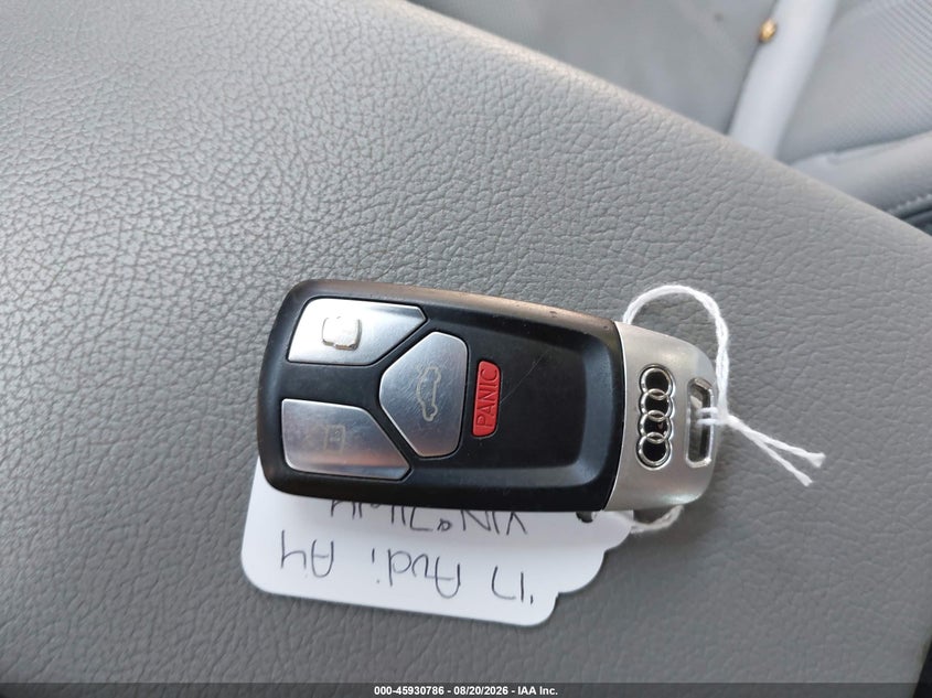 AUDI A4 2017 VIN WAUFNAF44HN071614