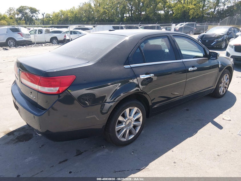 2012 LINCOLN MKZ SEDAN 3.5L V-6 DOHC, VVT, 263HP