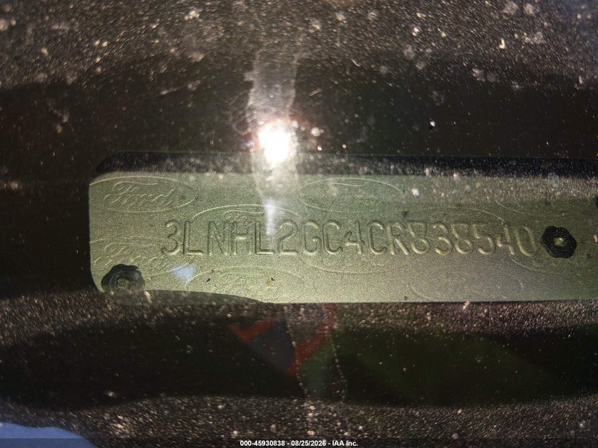 2012 LINCOLN MKZ SEDAN 3.5L V-6 DOHC, VVT, 263HP