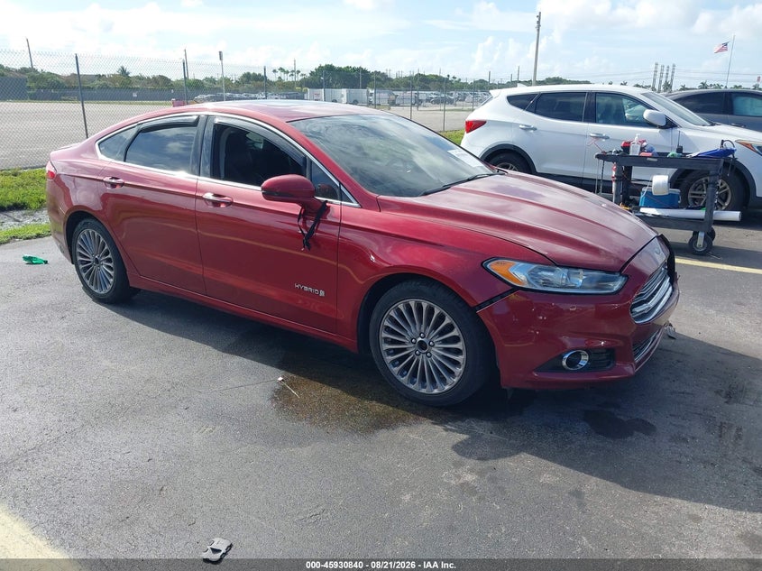 Vin: 3fa6p0ru0er239220, lot: 46429965, ford fusion hybrid titanium 2014 img_1