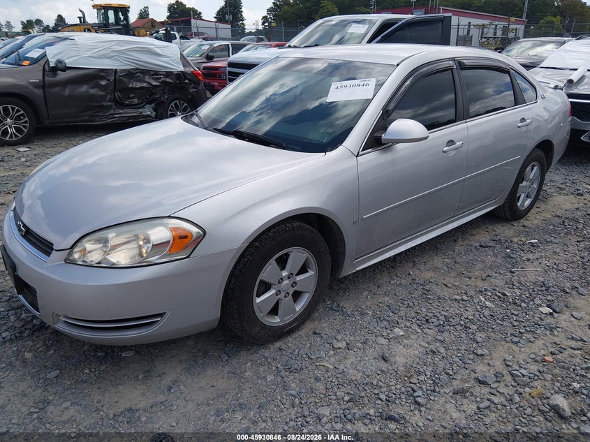 2009 Chevrolet Impala, Rear, IAAI, VIN 2G1WT57N391326692 — photo 2
