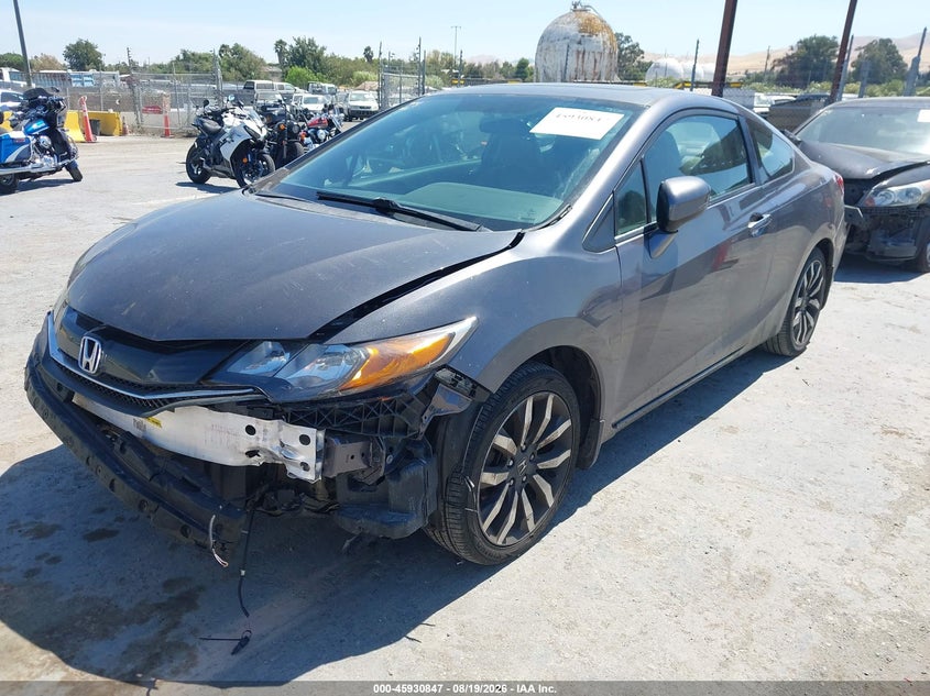 2014 Honda Civic, Front End, IAAI, VIN 2HGFG3B02EH500380 — photo 2