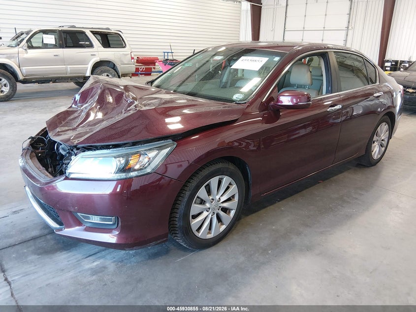 2013 Honda Accord, Front End, IAAI, VIN 1HGCR2F86DA143905 — photo 2