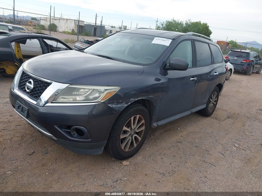 2013 Nissan Pathfinder, Обычный износ, IAAI, VIN 5N1AR2MN2DC655045 — фото 2