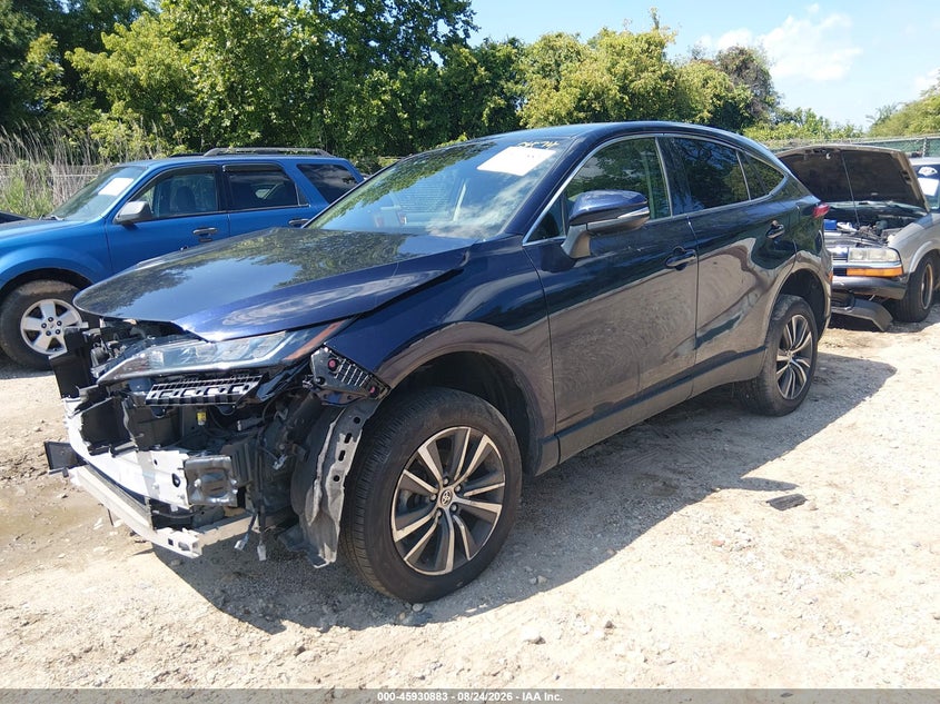 2022 Toyota Venza, Front End, IAAI, VIN JTEAAAAH5NJ100684 — photo 2