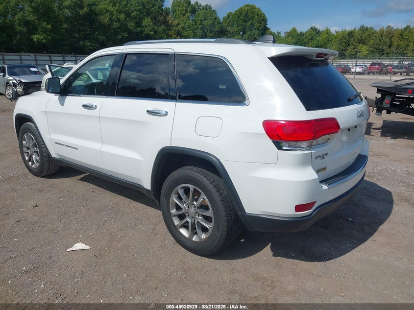 Vin: 1c4rjebg6fc891009, lot: 46430054, jeep grand cherokee limited 20153