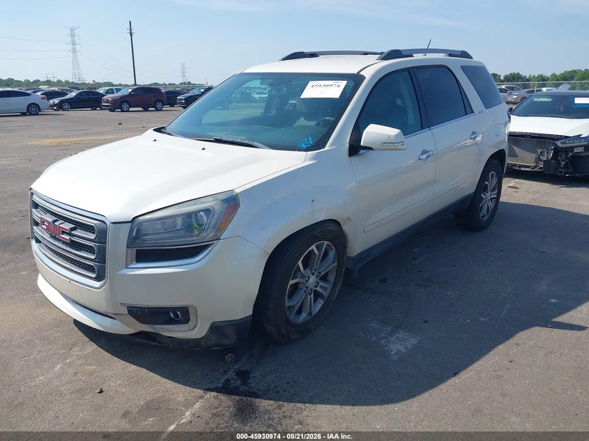 2014 GMC Acadia, Обычный износ, IAAI, VIN 1GKKRRKD7EJ222639 — фото 2