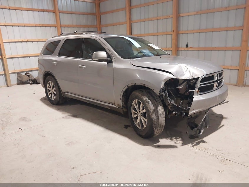 2015 Dodge Durango Limited, Перёд, IAAI, VIN 1C4RDJDG9FC163374