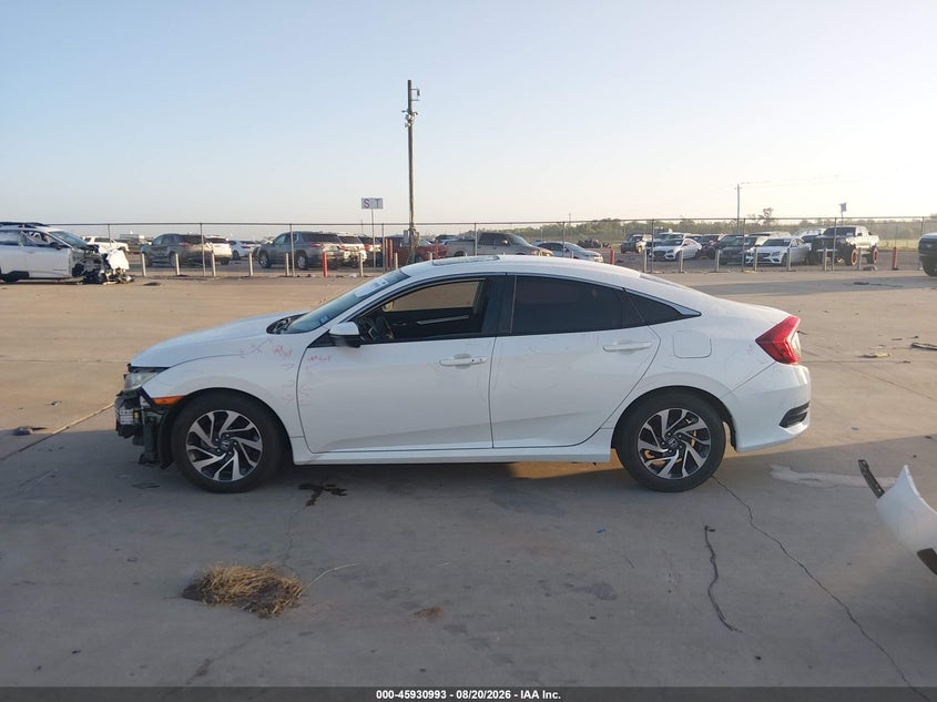 2016 HONDA CIVIC SEDAN 2.0L I-4 DOHC, VVT, 158HP