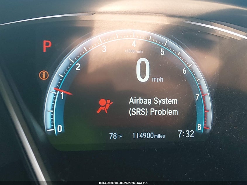 2016 HONDA CIVIC SEDAN 2.0L I-4 DOHC, VVT, 158HP
