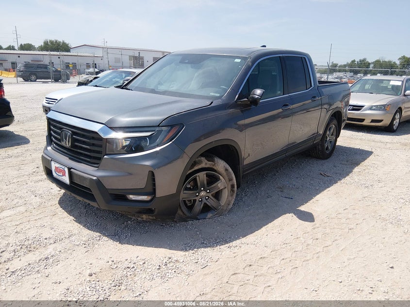 2023 Honda Ridgeline, Left Front, IAAI, VIN 5FPYK3F51PB062026 — photo 2