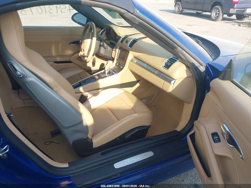 PORSCHE BOXSTER 2013 VIN WP0CA2A86DS112080