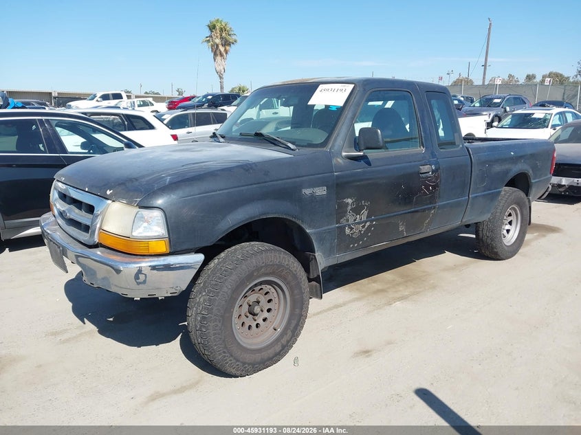 1999 Ford Ranger, Звичайний знос, IAAI, VIN 1FTYR14V8XPB52193 — фото 2