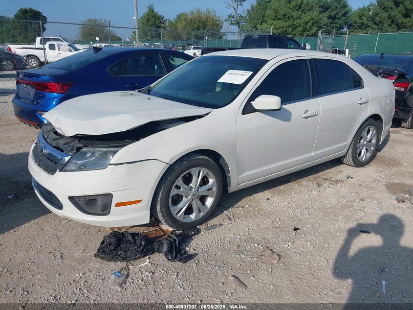 2012 Ford Fusion, Удар спереду, IAAI, VIN 3FAHP0HA2CR319714 — фото 2