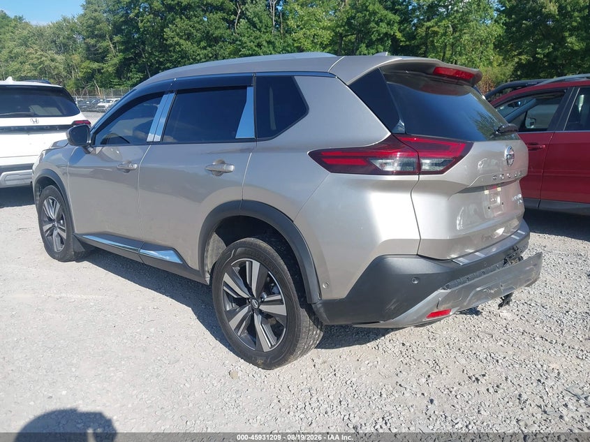 Vin: jn8at3dd6mw321297, lot: 46430334, nissan rogue platinum intelligent awd 20213