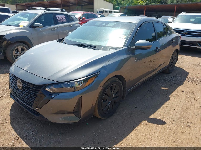 2025 Nissan Sentra S, Front End, IAAI, VIN 3N1AB8BV3SY252813 — photo 2