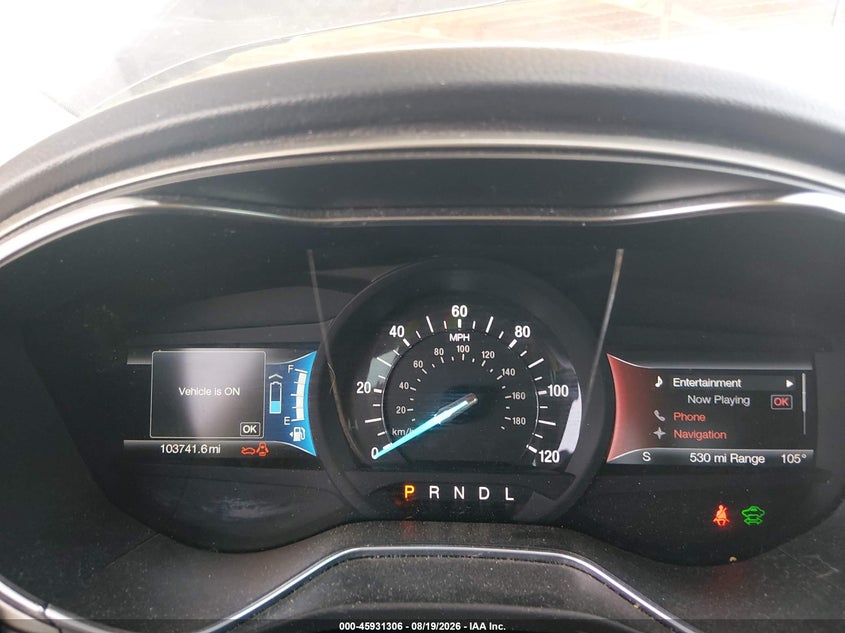 FORD FUSION ENERGI 2016 VIN 3FA6P0PU5GR305184