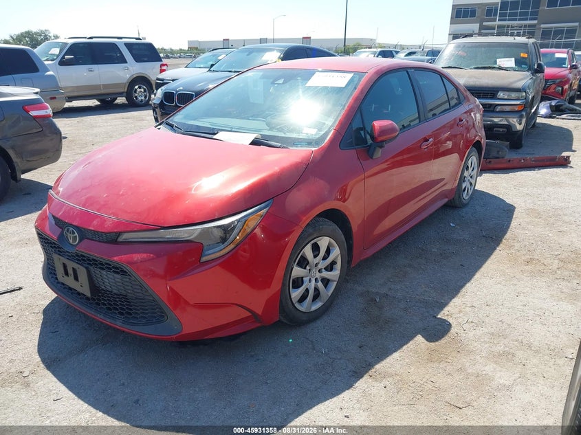 2020 Toyota Corolla, Left & Right Side, IAAI, VIN 5YFEPRAE1LP033986 — photo 2