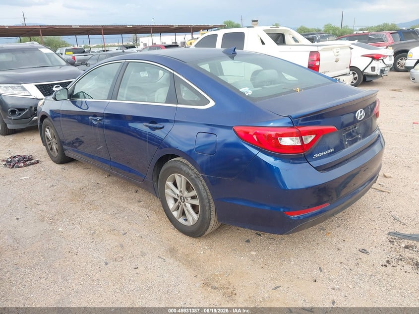 2016 HYUNDAI SONATA auction photo 3