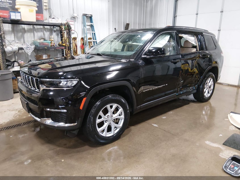 Vin: 1c4rjkbg1n8545322, lot: 46430519, jeep grand cherokee l limited 4x4 20222