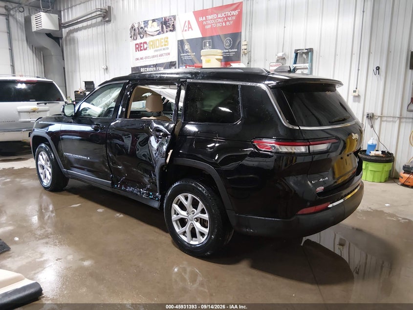 Vin: 1c4rjkbg1n8545322, lot: 46430519, jeep grand cherokee l limited 4x4 20223