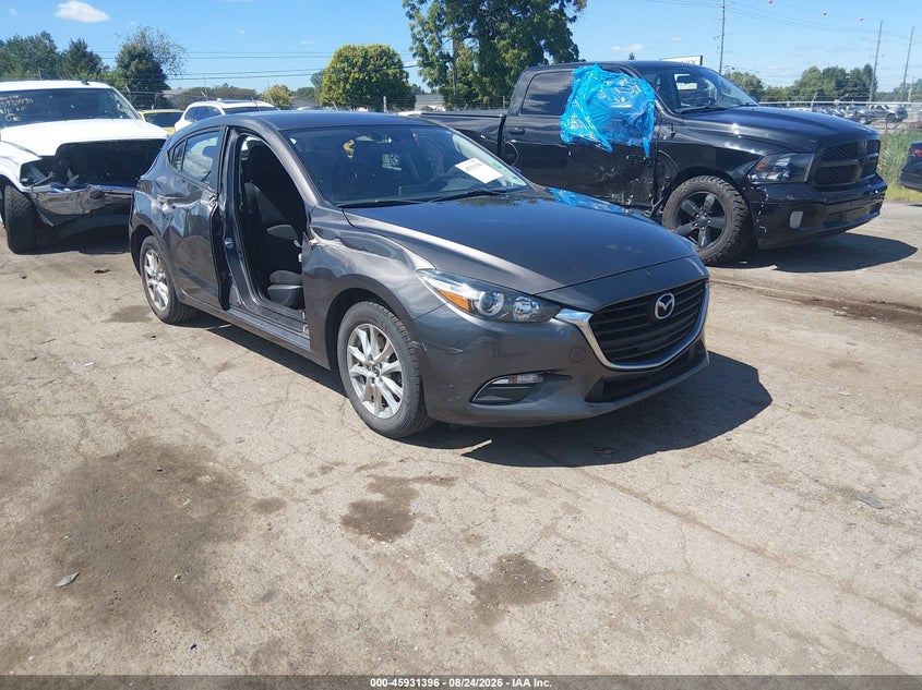 Vin: 3mzbn1k74hm105785, lot: 46430521, mazda mazda3 sport 20171