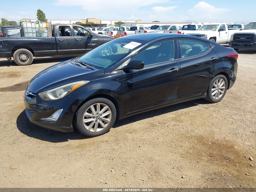 2015 Hyundai Elantra Se, Normal Wear & Tear, IAAI, VIN KMHDH4AE7FU352730 — photo 2