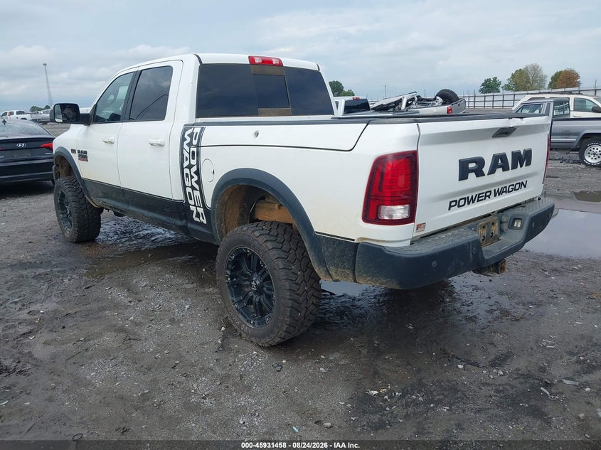 Vin: 3c6tr5ej6jg389247, lot: 46430583, ram 2500 power wagon  4x4 6'4 box 20183