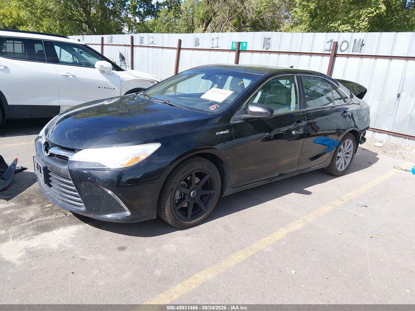 2016 Toyota Camry, Rear, IAAI, VIN 4T1BD1FK7GU182595 — photo 2