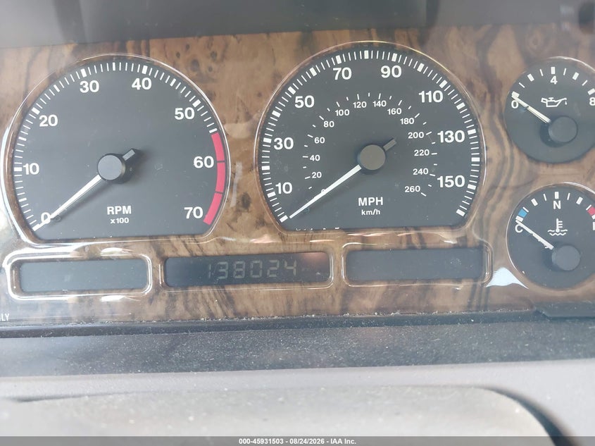 JAGUAR XJ6 1995 VIN SAJHX1741SC737949
