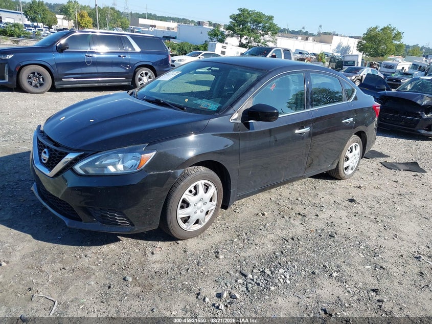 2017 Nissan Sentra, Удар спереду, IAAI, VIN 3N1AB7AP5HY231709 — фото 2