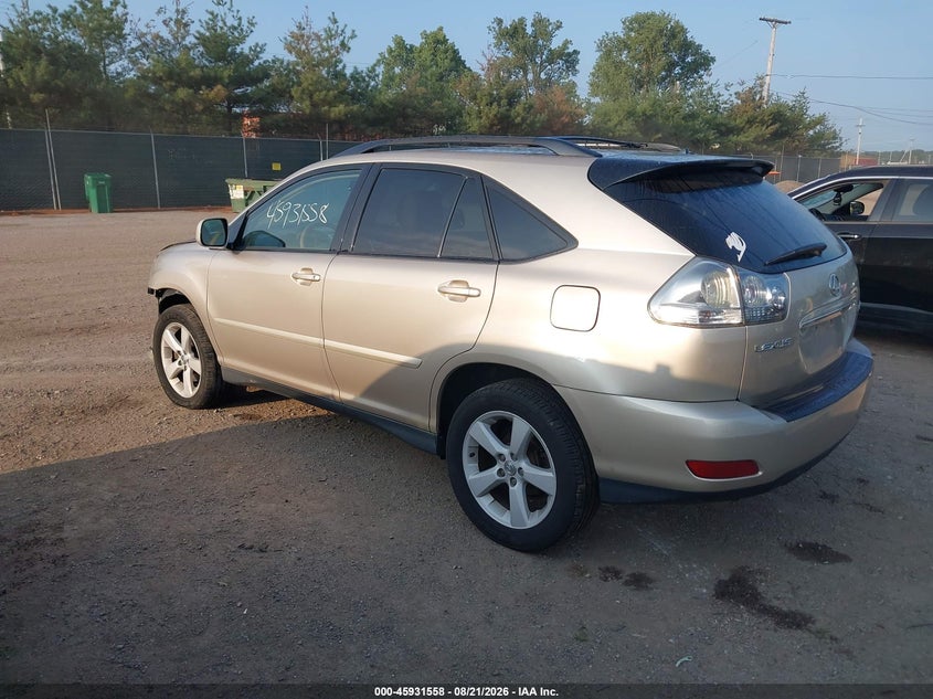 2007 LEXUS RX SPORT UTILITY VEHICLE 3.5L V-6 DOHC, VVT, 270HP