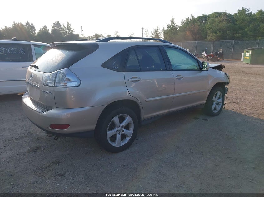 2007 LEXUS RX SPORT UTILITY VEHICLE 3.5L V-6 DOHC, VVT, 270HP