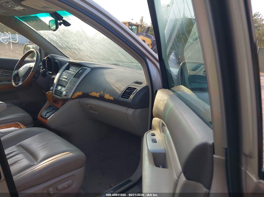 2007 LEXUS RX SPORT UTILITY VEHICLE 3.5L V-6 DOHC, VVT, 270HP