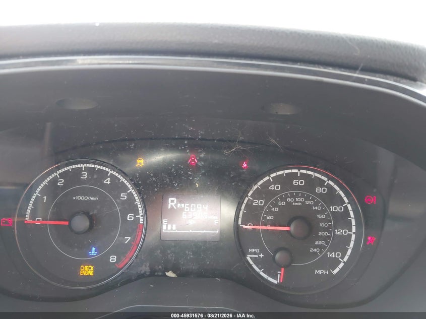 SUBARU IMPREZA 2017 VIN 4S3GKAA60H3615207