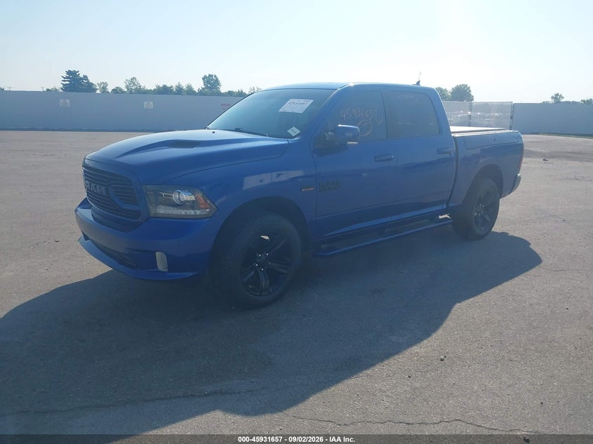 Vin: 1c6rr7mt0js111378, lot: 46430782, ram 1500 sport  4x4 5'7 box 20182