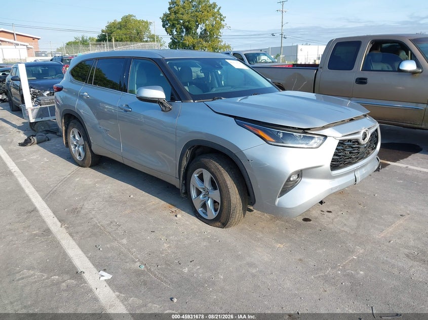 Vin: 5tdbzrbh9ms559443, lot: 46430802, toyota highlander le 20211