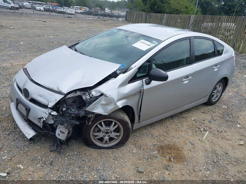 2011 Toyota Prius, Обычный износ, IAAI, VIN JTDKN3DU1B1452979 — фото 2
