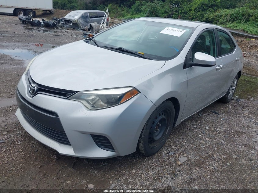 2015 Toyota Corolla, Затопление, IAAI, VIN 2T1BURHE7FC230117 — фото 2